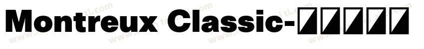 Montreux Classic字体转换
